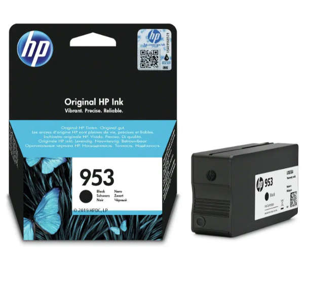 Original HP # 953 Black Original Ink Cartridge - HP OfficeJet Pro 8710/8720/8725/8730/8740