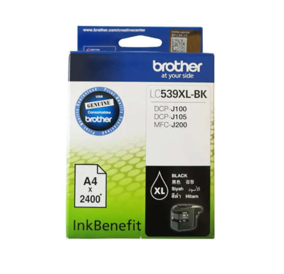 Original BROTHER HIGH YIELD BLACK INK CARTRIDGE - DCPJ105