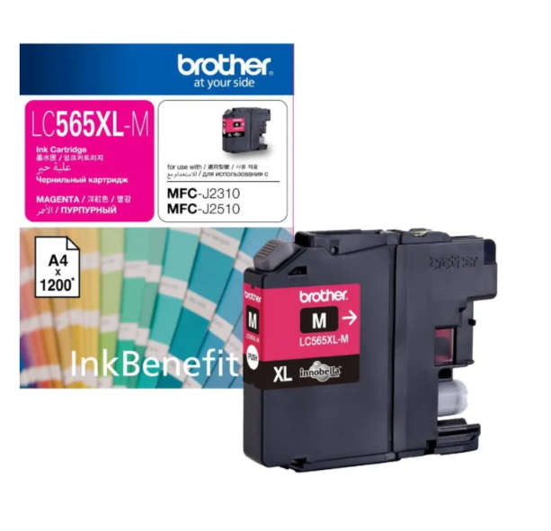 Original BROTHER HIGH YEILD MAGENTA INK CARTRIDGE - MFCJ3520 / MFCJ3722