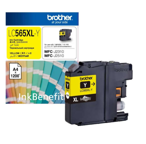 Original BROTHER HIGH YEILD YELLOW INK CARTRIDGE - MFCJ3520 / MFCJ3723