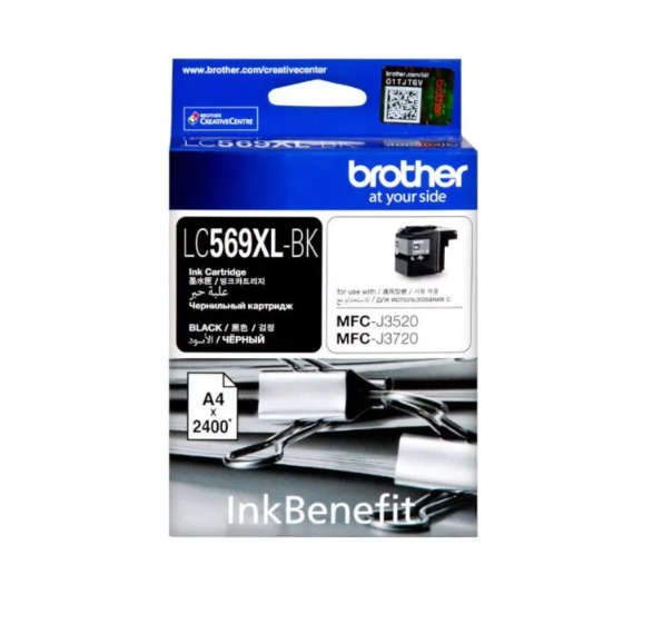 Original BROTHER HIGH YEILD BLACK INK CARTRIDGE - MFCJ3520 / MFCJ3720