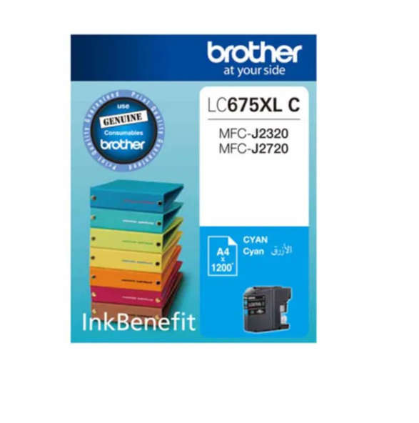 Original BROTHER HIGH YIELD CYAN INK CARTRIDGE - MFCJ2720/2320 - 1 200 PGS - NEW
