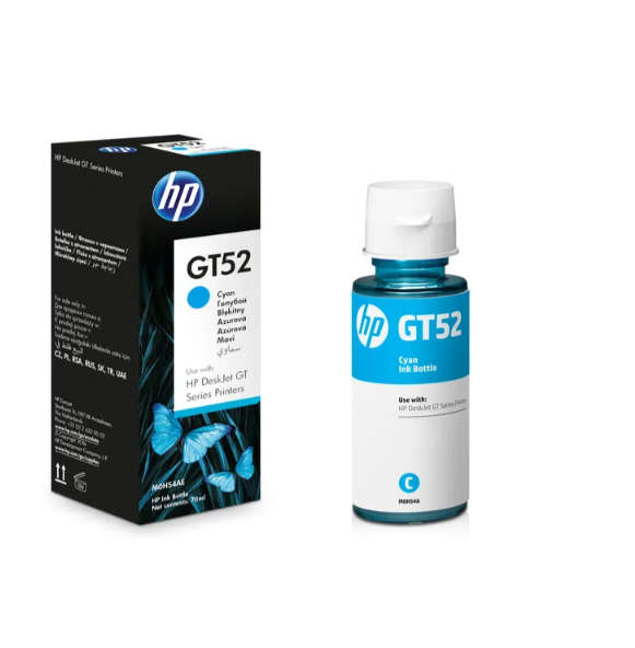 Original HP GT52 Cyan Original Ink Bottle - Ink Tank 115/315/415