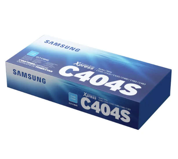 Original Samsung CLT-C404S Cyan Toner Cartridge