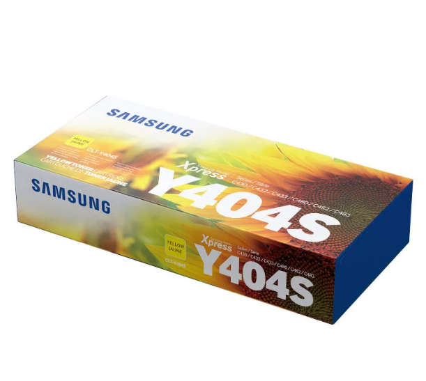 Original Samsung CLT-Y404S Yellow Toner Cartridge