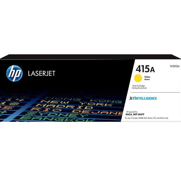 Original HP # 415 YELLOW LASERJET TONER CARTRIDGE - CLJ Pro M454, CLJ Pro MFP M479