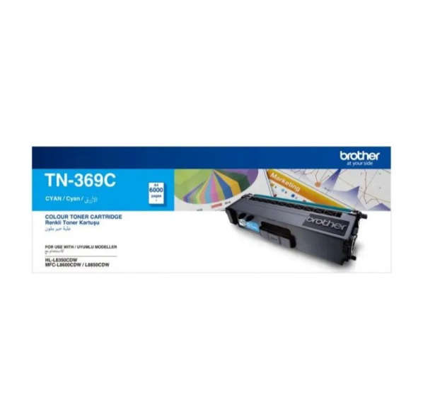 Original BROTHER CYAN HIGH YIELD TONER CARTRIDGE - MFCL8850CDW / MFCL8600CDW - 6 000 PGS