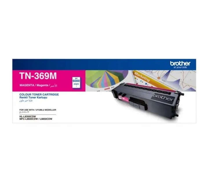 Original BROTHER MAGENTA HIGH YIELD TONER CARTRIDGE - MFCL8850CDW / MFCL8600CDW - 6 000 PGS