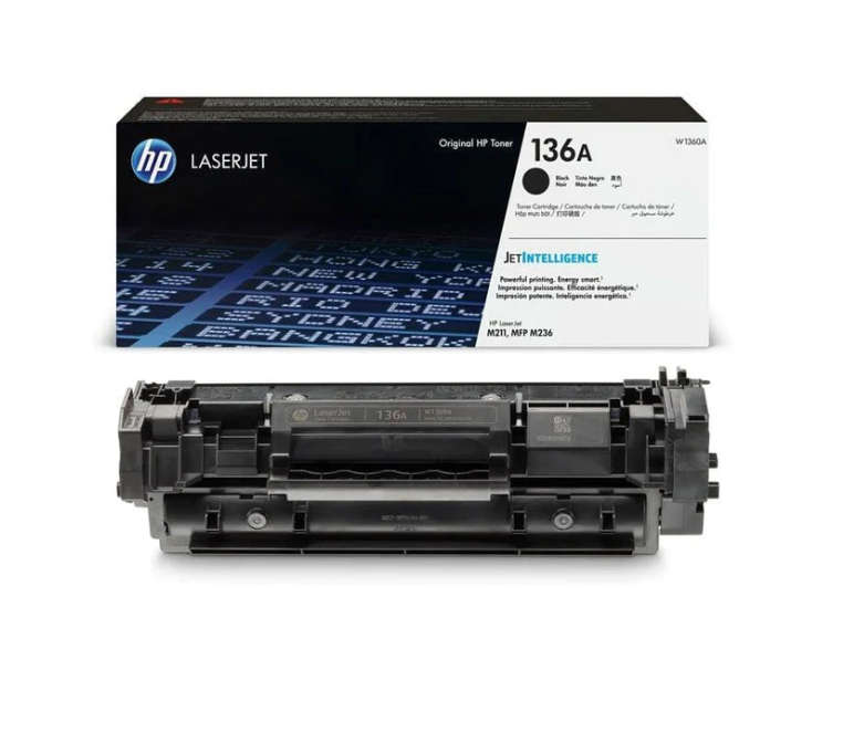 Original HP # 136A Black Original LaserJet Toner Cartridge