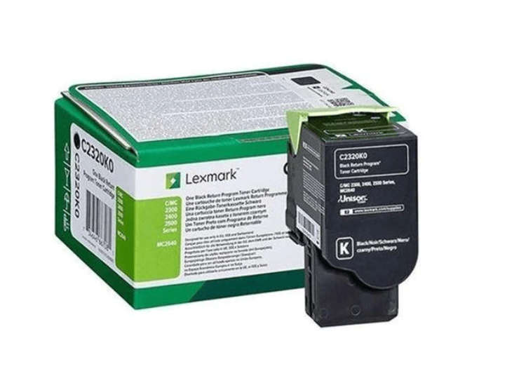 Original Lexmark C2350K0 Black Return Programme Toner Cartridge