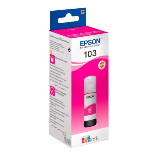 Original EPSON 103 ECOTANK MAGENTA INK BOTTLE