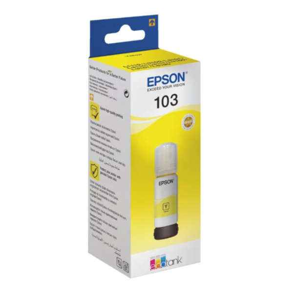 Original EPSON 103 ECOTANK YELLOW INK BOTTLE