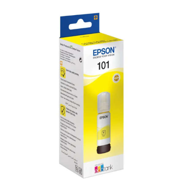 Original EPSON 101 ECOTANK YELLOW INK BOTTLE