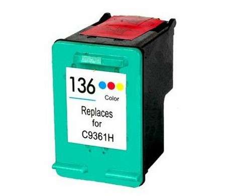 Original GENERIC HP 136 TRI-COLOUR