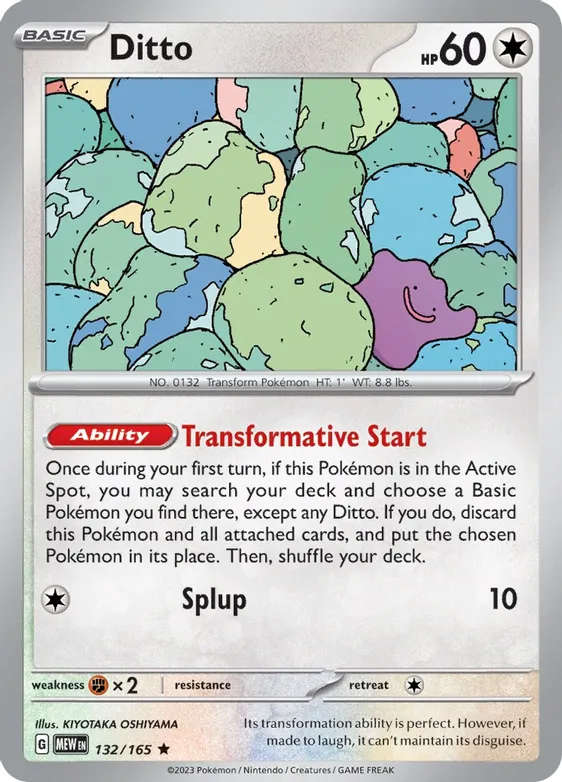 [Reverse Holo] Ditto - SV: Scarlet & Violet 151 (MEW)