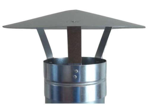Galvanised Extractor Rain Cowl  400mm