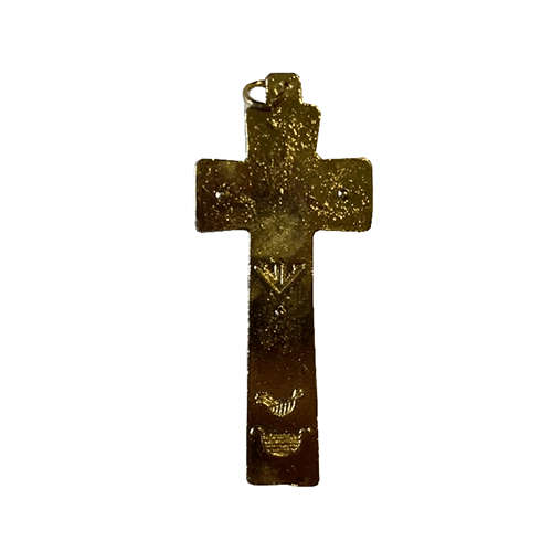 Irish Penal Crucifix Small Gold Coloured