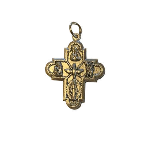 Metal Four Way Cross