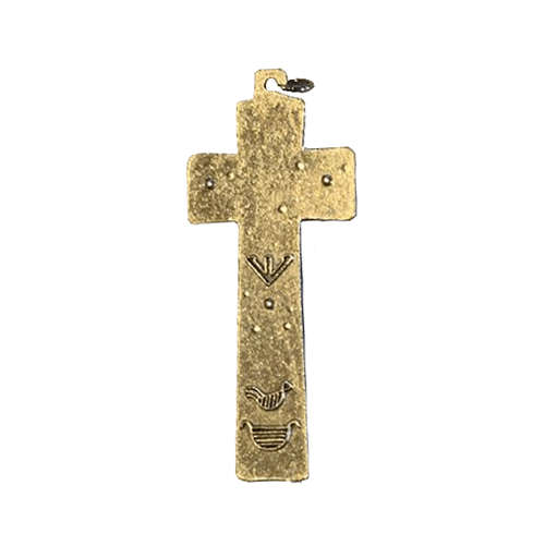 Irish Penal Crucifix Small Silver Coloured