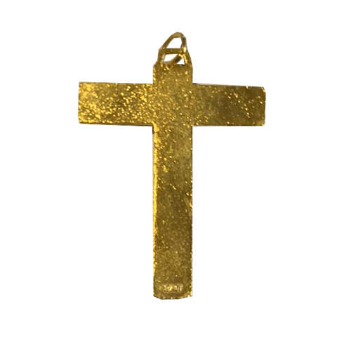 Short Top Crucifix Small Gold Coloured