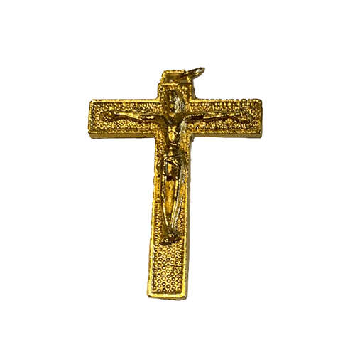 Short Top Crucifix Small Gold Coloured