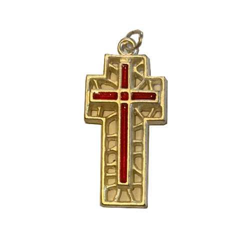 Small Ornate Cross with Inner Colour