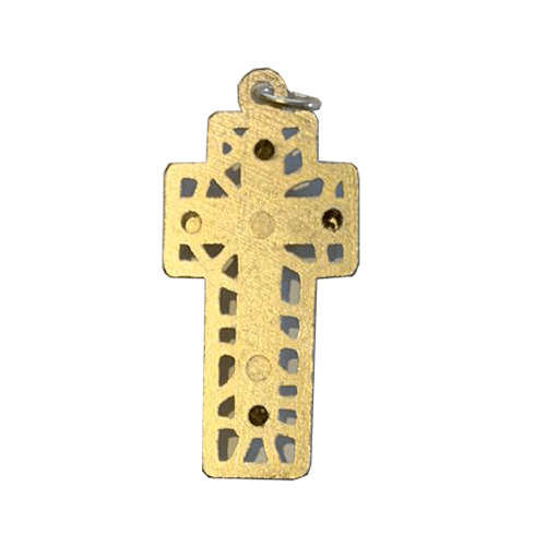 Small Ornate Cross with Inner Colour