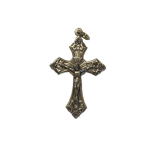 Metal Grape Vine Crucifix