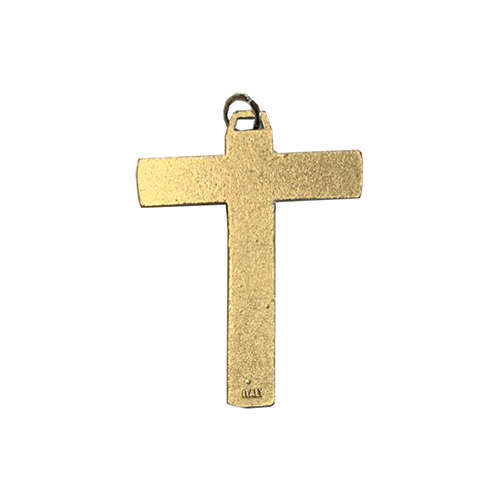 Short Top Crucifix Small Silver Coloured