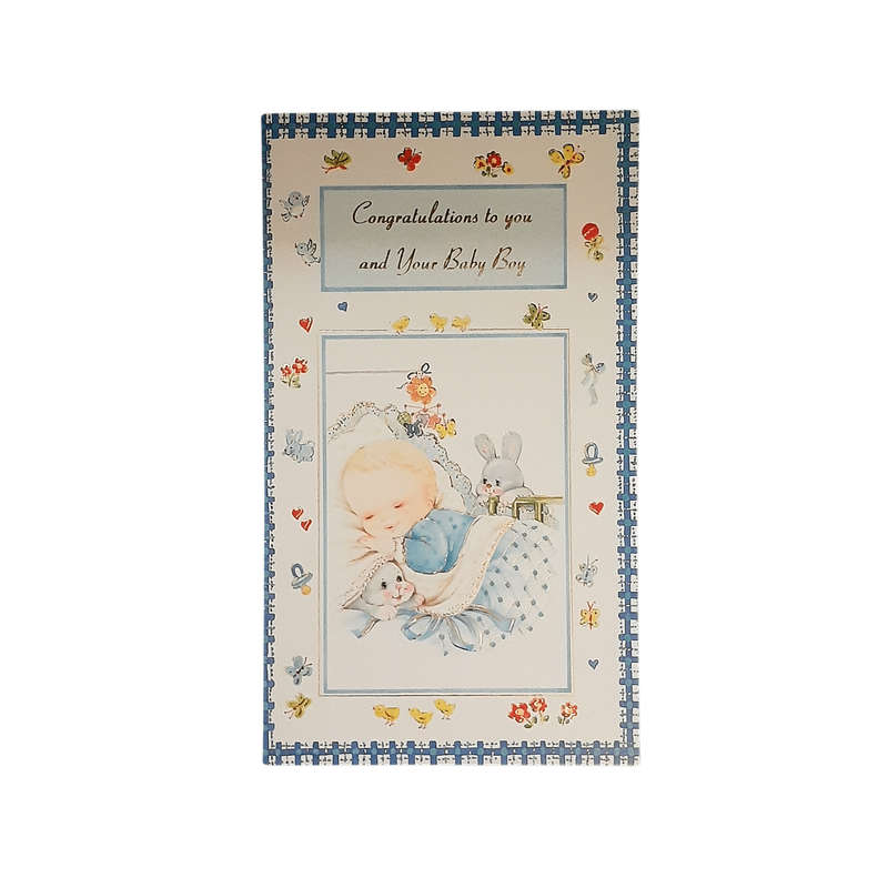 Boy Baby Congratulations Card