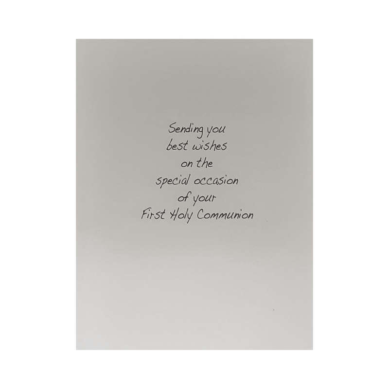Detailed First Holy Communion Card