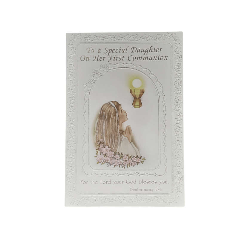First Holy Communion Card - Daughter