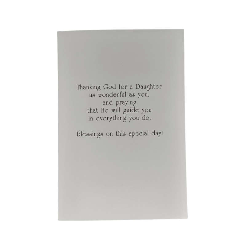 First Holy Communion Card - Daughter