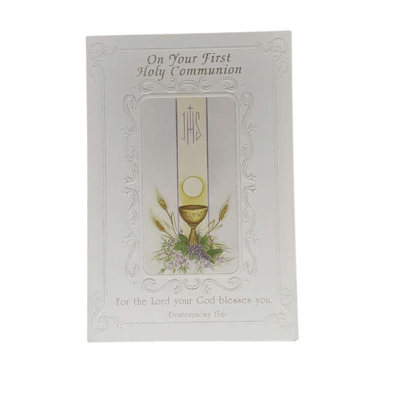 Detailed First Holy Communion Card