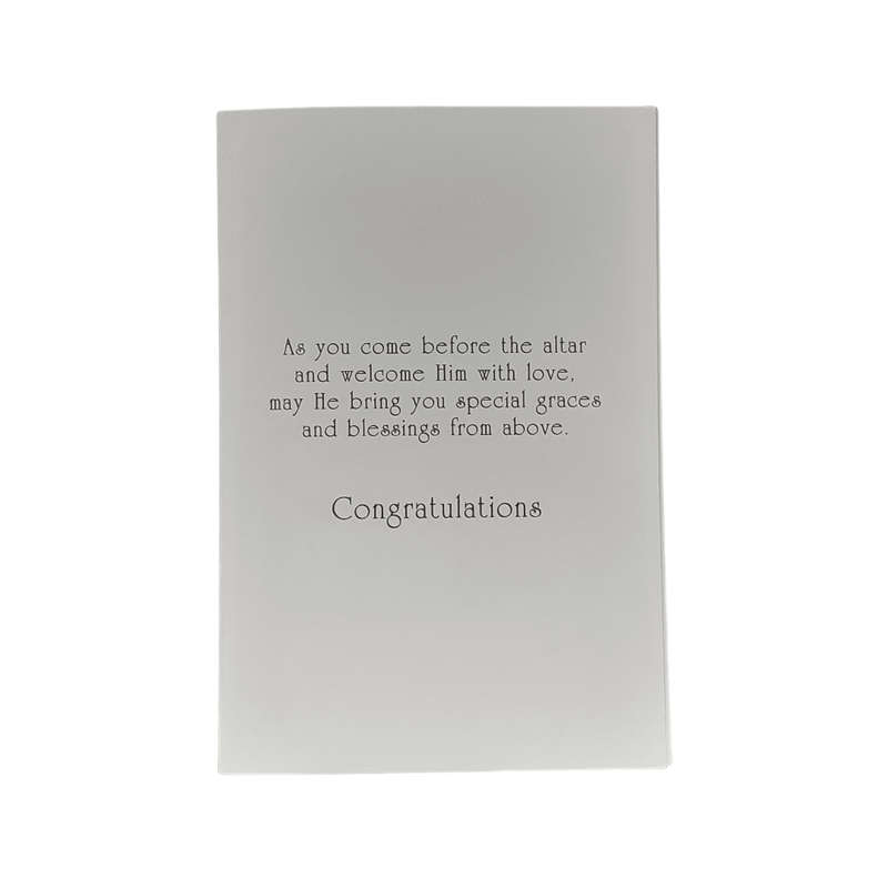 Detailed First Holy Communion Card