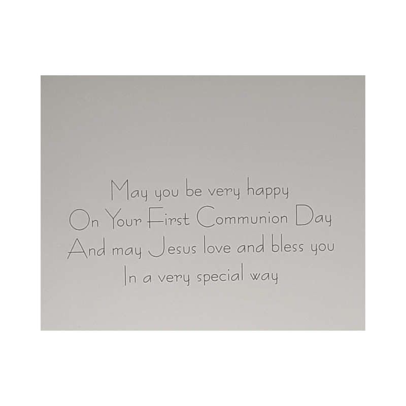 Boy's First Holy Communion Card
