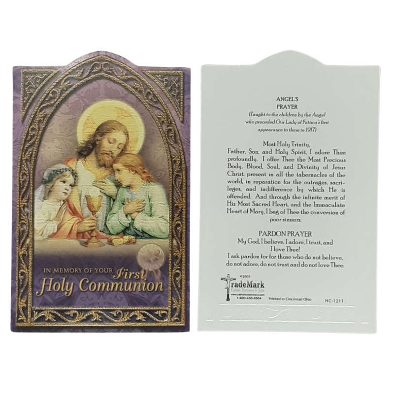 First Holy Communion Holy Card