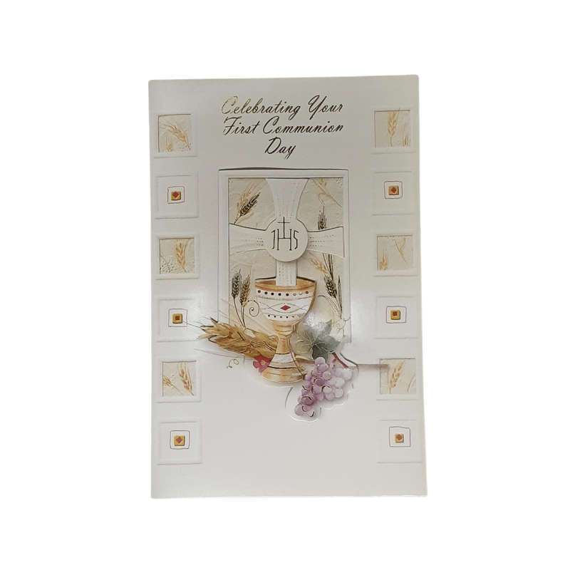 First Holy Communion Celebration Card