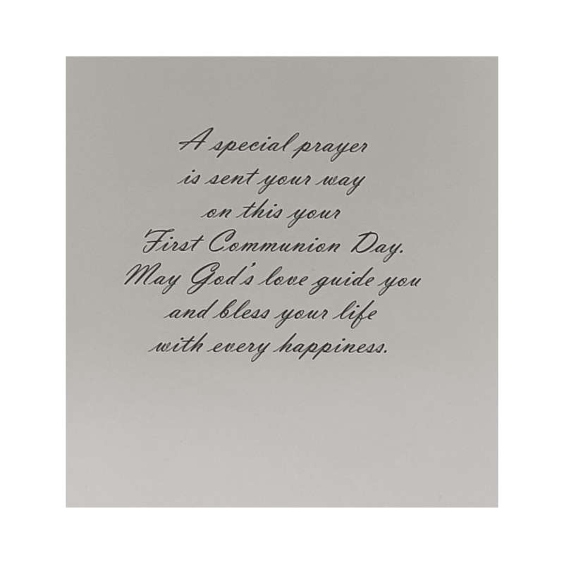 First Holy Communion Celebration Card