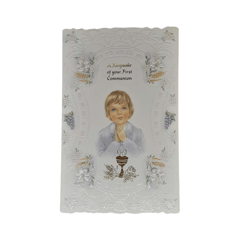First Holy Communion Boy's Keepsake