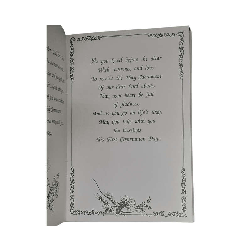 First Holy Communion Keepsake Card