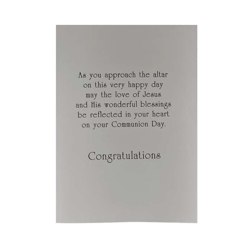 First Holy Communion Card