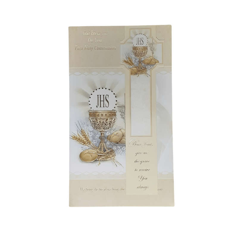 Unisex First Holy Communion Card