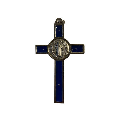 Saint Benedict Crucifix Medium Black and Gold