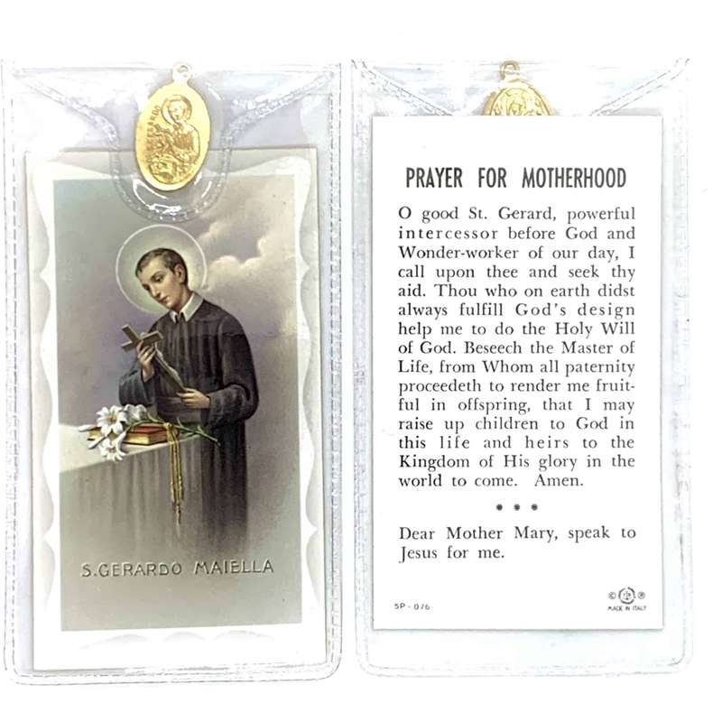 St Gerard Majella Holy Card
