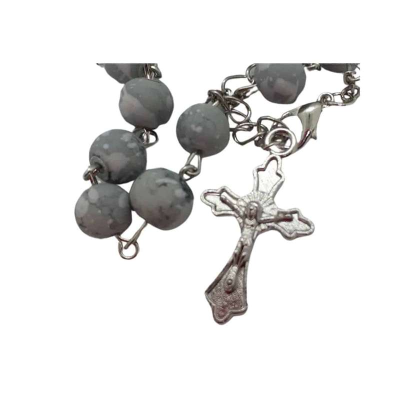 Grey Stone Like Decade Rosary