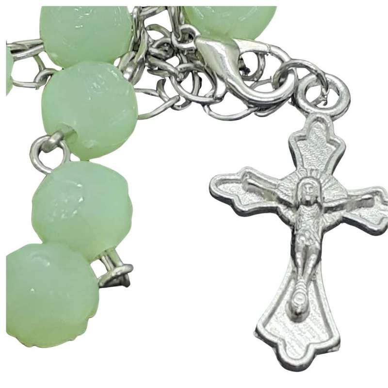 Luminous  Rose Bead Decade Rosary