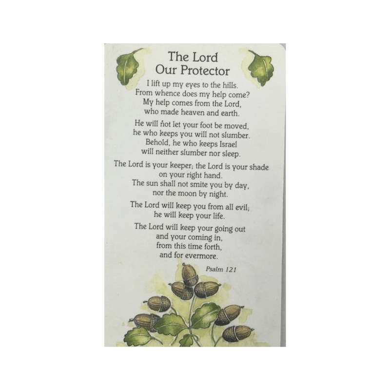 The Lord Our Protector Holy Card