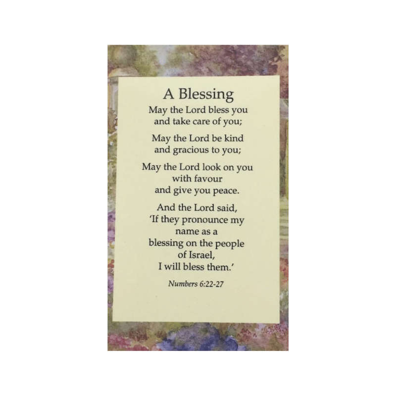 A Blessing Holy Card