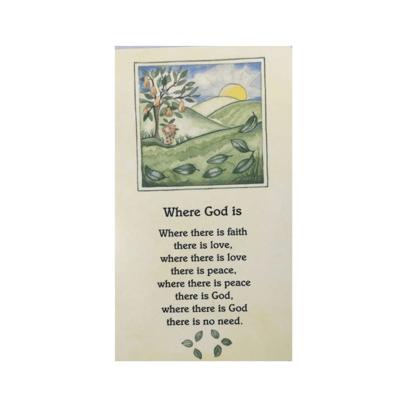 Where God is Holy Card
